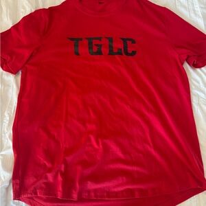 red tglc shirt